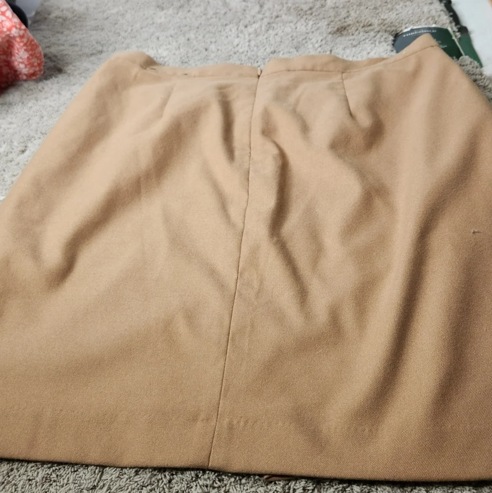 Women's Banana Republic Pencil Wrap Skirt Camel Beige - Size 12P